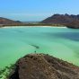 La Paz crystalline sea and beach for vacation