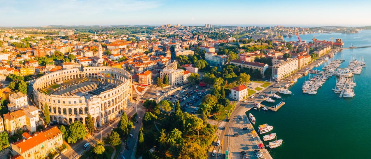 Pula coast landscape architecture