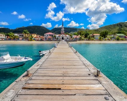 Martinique sea way colorful beach houses